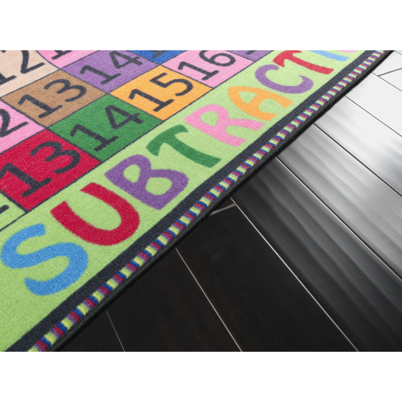 Jeu en tissu d’addition et de soustraction, H 0,5 po x l 48 po x P 48 po