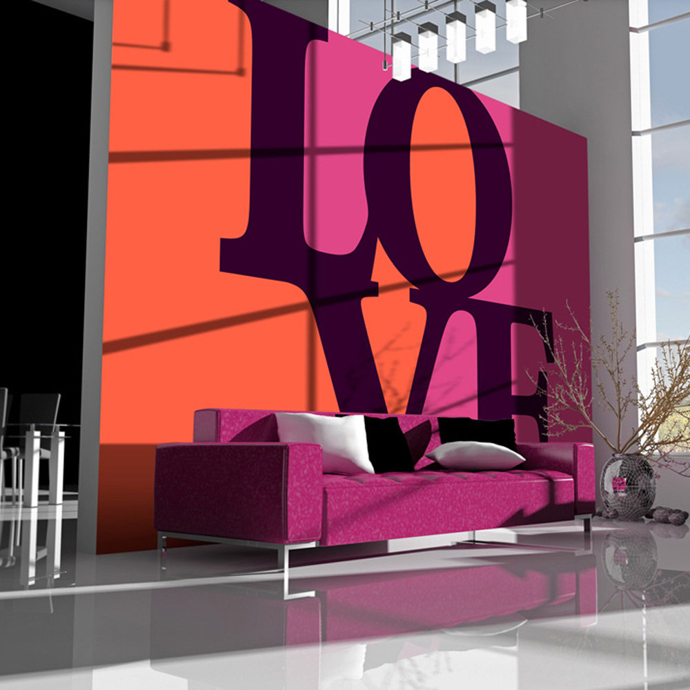 East Urban Home Love is in the Air Wall Mural | Wayfair