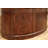 Walnut Kidney Shaped Desk With Leather Top