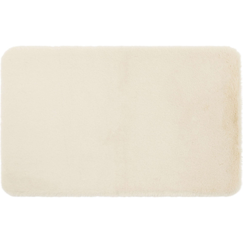 Tapis pour salle de bain Ramos, L 27 po x L 45 po, Avoine