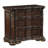 Rise 4 Piece Queen Bedroom Set, Arched Wing Design, Leatherette Padding, Brown