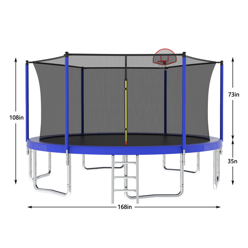 Trampoline pour enfants, Bleu