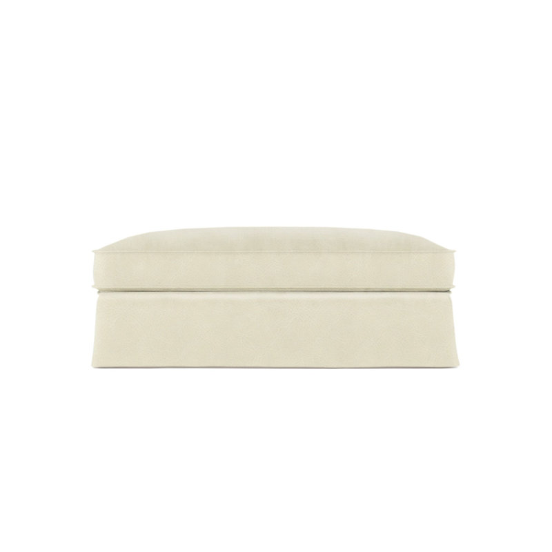 Ottoman, Leather Alabaster