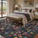 Tapis floral ultra doux et lavable