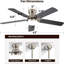 Ventilateur de plafond 42 pouces 5 pales avec télécommande réversible pour moteur à courant continu silencieux-803147784-803147786