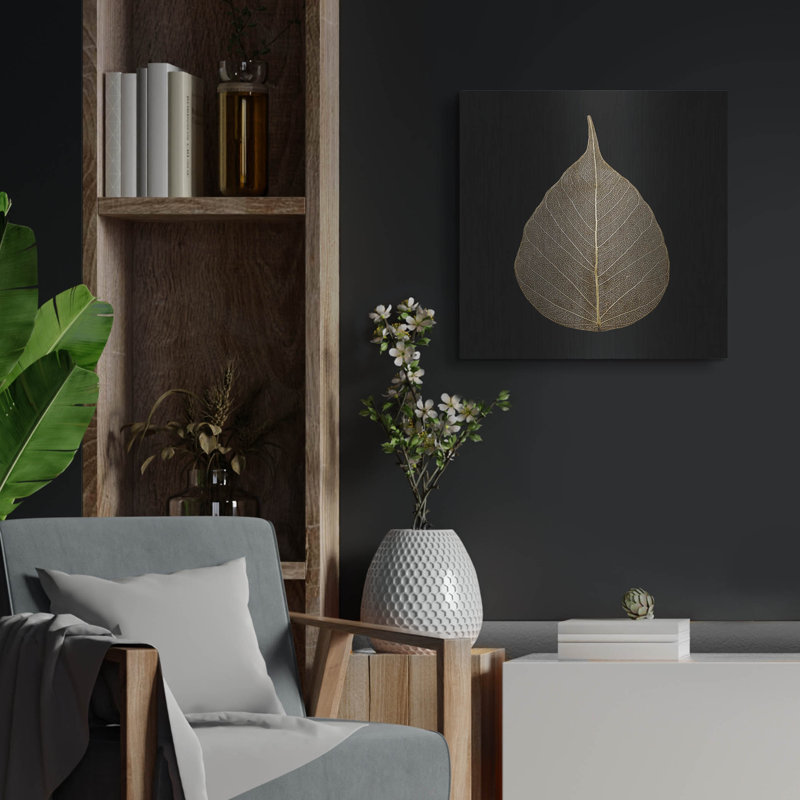 «Feuille brune» par PhotoINC Studio, H 24 po x l 24 po