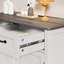 Buffet 32 po avec deux tiroirs et tablettes réglables pour la cuisine ou le salon-98676476