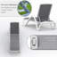 Patio Chaise Lounge Chair With Arm