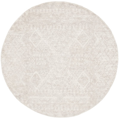 Bellwether Hand Tufted Wool/Cotton Oriental Rug in Beige/Gray
