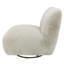 Upholstered Chenille Swivel Slipper Chair-1153271562