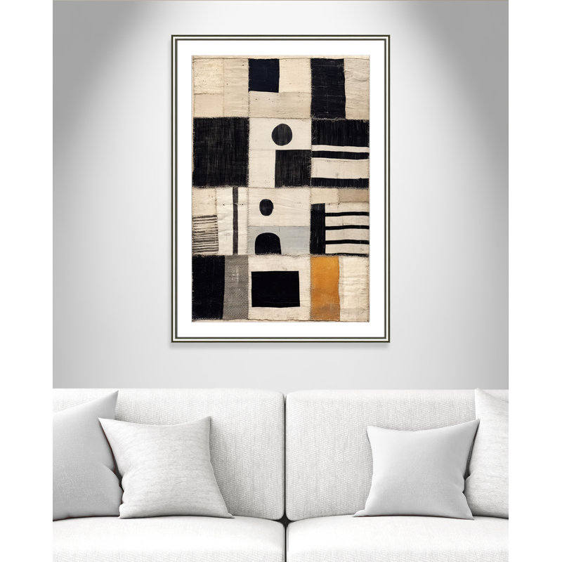 Impression sur tissu cousu par Treechild, L 30,75 po x H 42,75 po, Imprimé mat, Silver Classic