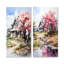 Ensemble de 2 décorations murales Blossom Bungalow By The Lake II-1760459141