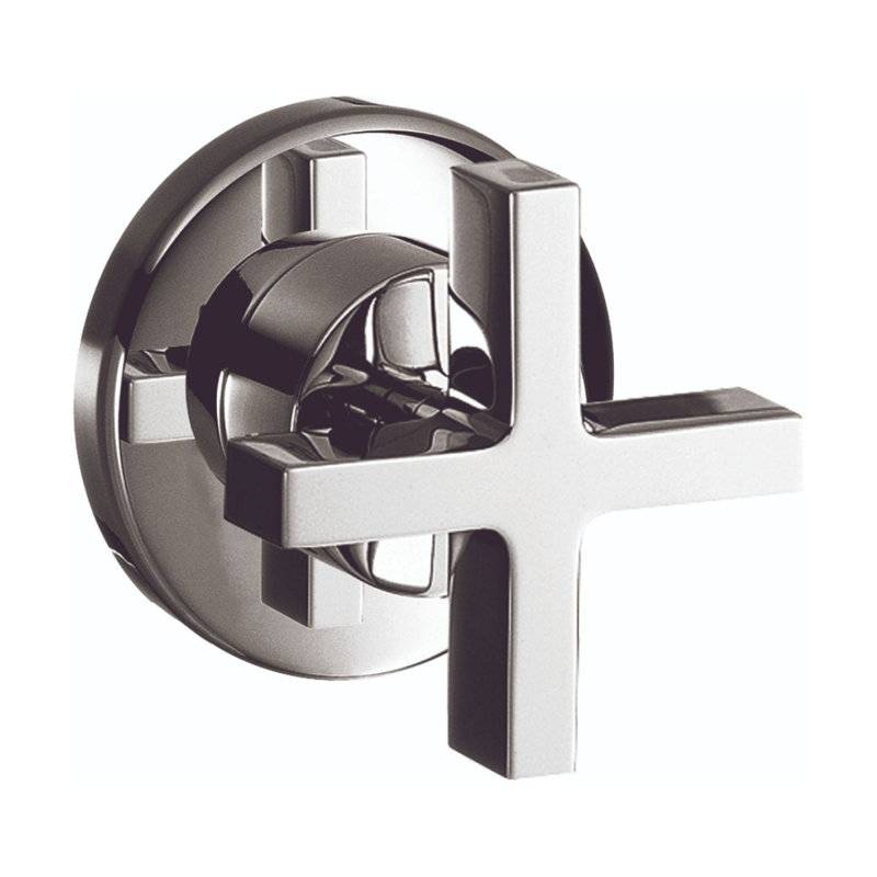 AXOR Citterio Volume Control Trim With Cross Handle, Chrome