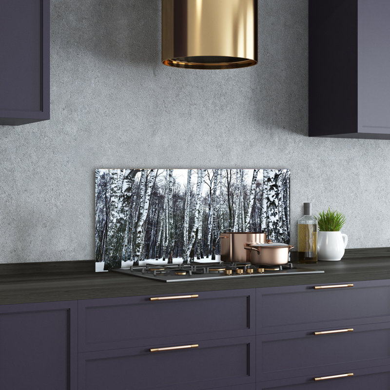 50cm W x 100cm L Glass Peel and Stick Panel