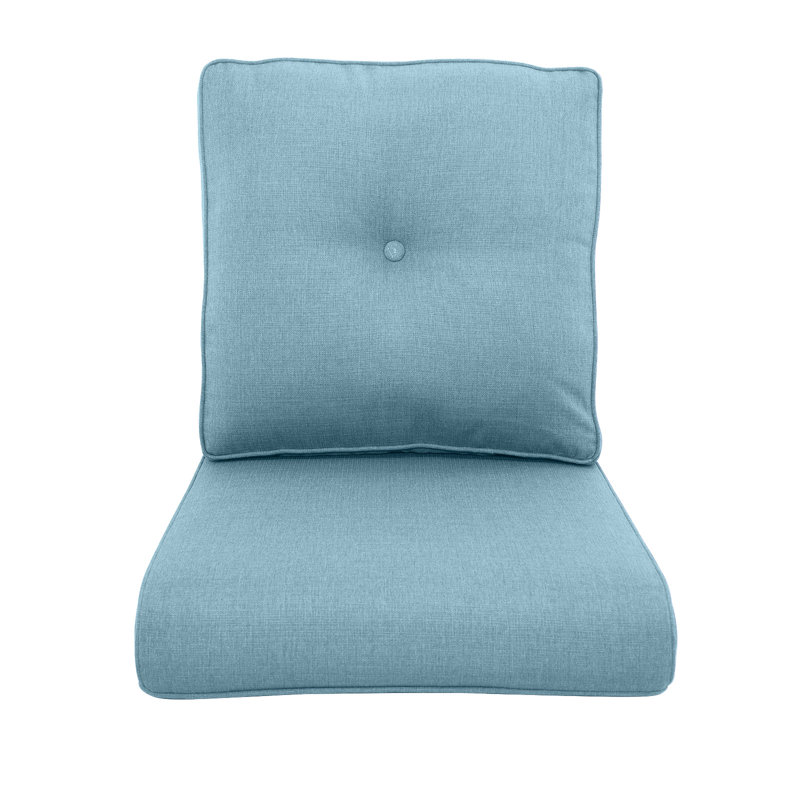 Carolina 24" X 22" Outdoor Furniture Replacement Cushions, Blue, 4