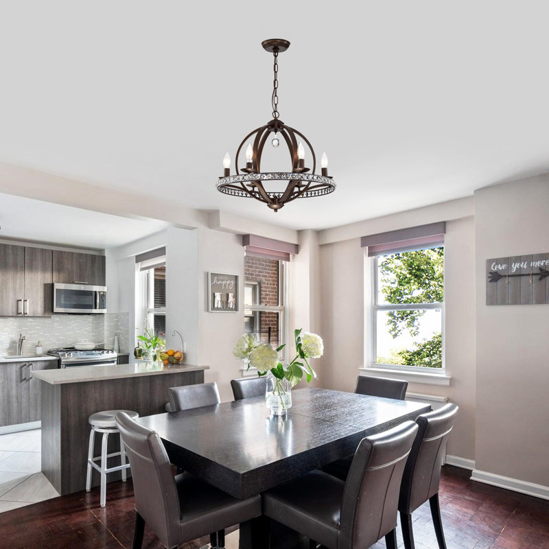 Adelinda 6 - Light Dimmable Empire Chandelier