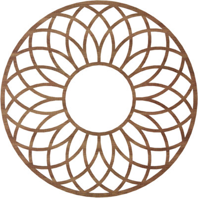 Médaillon de plafond en bois ajouré Cannes