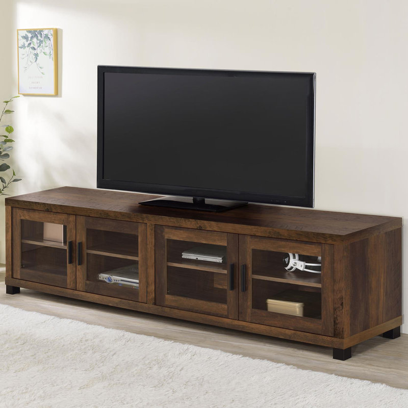 Crédence de rangement Bushweller, Bois brun foncé