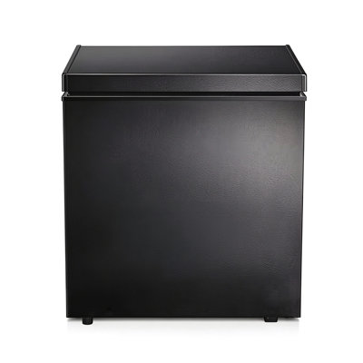 COWSAR 20.67 in. 1.8 cu. ft. Manual Defrost Chest Freezer with Temperature Alarm Chest Freezer in Black