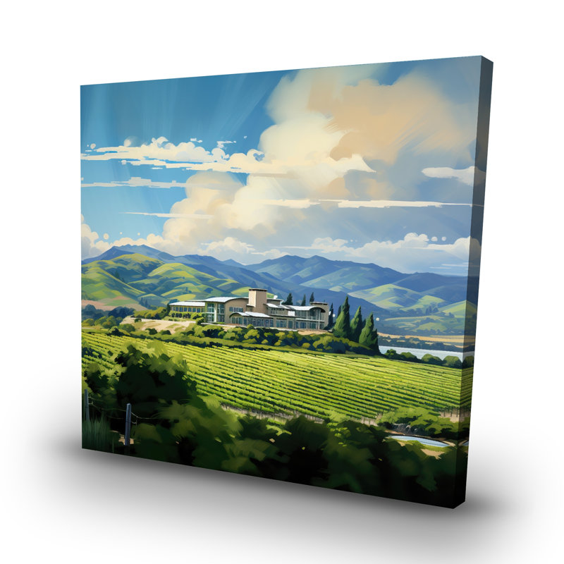 Peaceful day - 32"x32" art on canvas