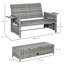 Gurseace 130 cm W Wicker Patio Daybed with Cushions