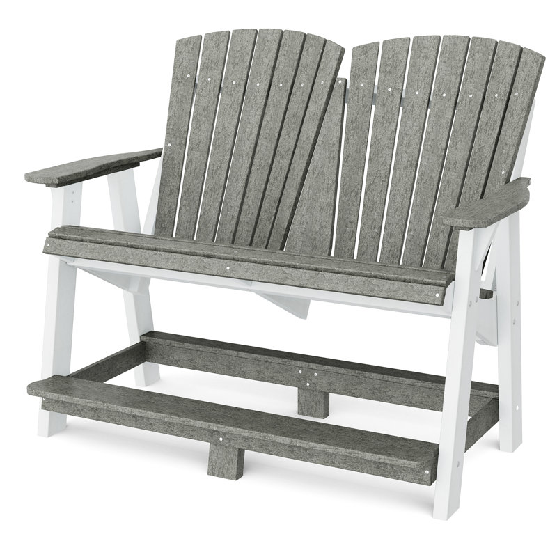 Adirondack double héritage Heritage, Gris foncé / Blanc