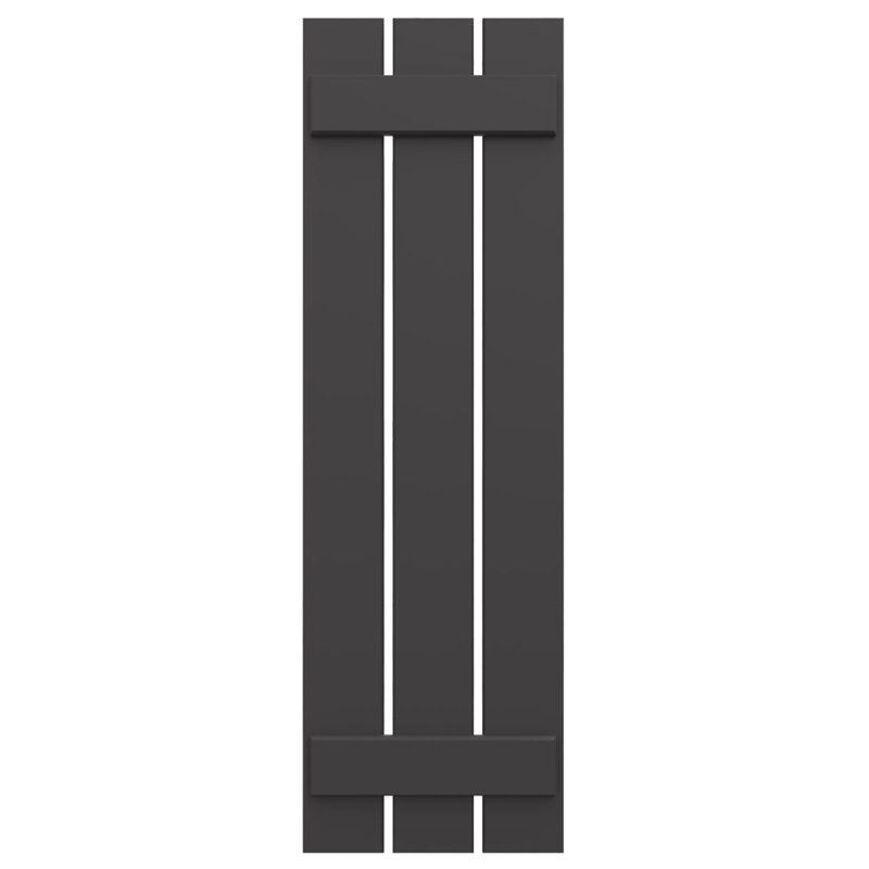 Shadow Mountain Composite Board and Batten Shutters, 17x26, Set of 2