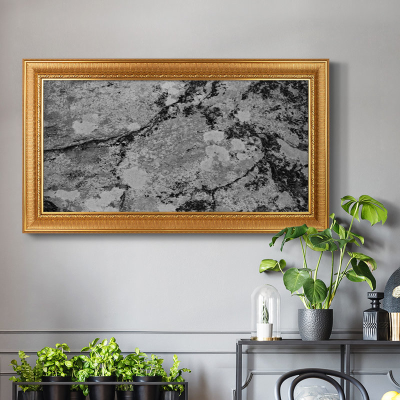 Found Textures III - Photographie d'un seul cadre photo sur toile, H 25 po x l 45 po x P 1 po