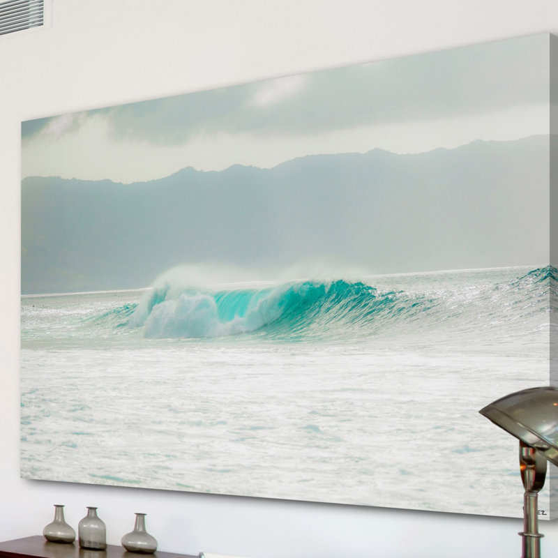« ice bain » par morgan j hartley, reproduction d’art sur toile tendue, H 40 po x l 60 po x P 1,5 po