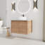 Meuble-lavabo flottant mural moderne 30 po (armoire seulement)