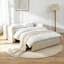 Bevers 2 Seater Linen Blend Sofa Bed-951418627