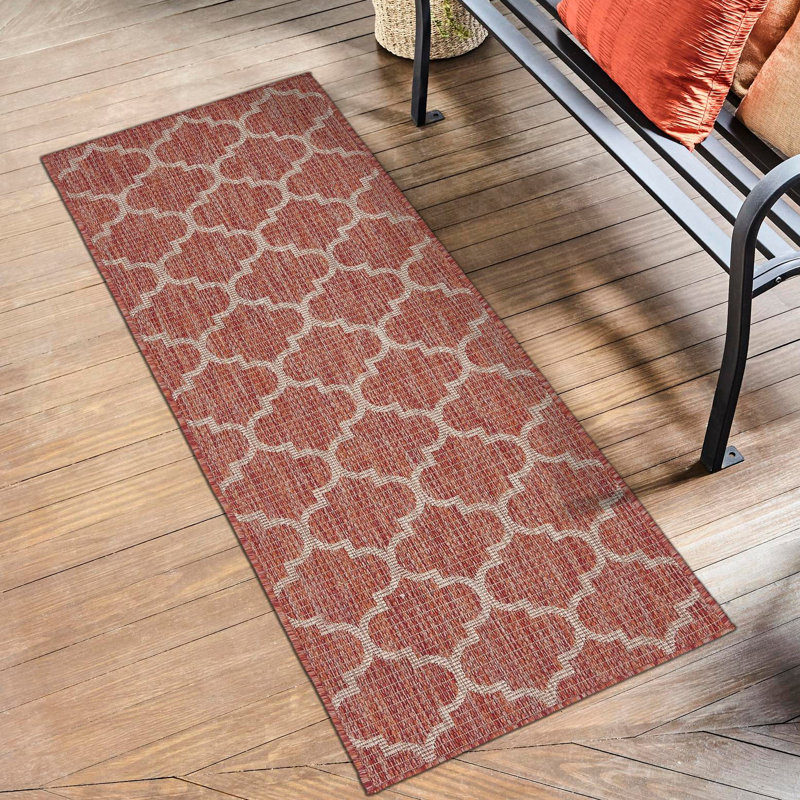 Tapis intérieur / extérieur brun Hampstead, Rectangle 6 pi 1 po x 9 pi, null