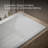 Underscore 60" x 32" Drop In Soaking Acrylic Bathtub-10978150-101430149