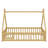 Inspired Low Loft Bed Featuring Safety Rails And Entrance Door-2013114372-2013114373