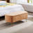 Narding 39.37"faux fur Storage Bench with Gold Legs for Living Room Bedroom-545825184