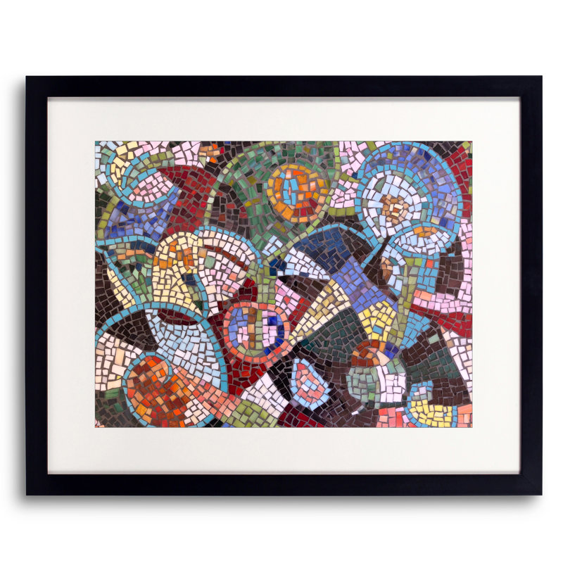 Abstract In Green Print by Jeff Ferst, 25.25" H x 31.25" W