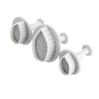 baking baking Cake Mantou Decoration Rose Leaf Leaf Spring Die 3-piece Baking Tool