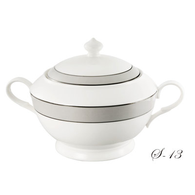 La Luna Bone China Glass Tureen