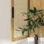 Armoire de rangement 64 po en rotin avec tablette réglable, naturel