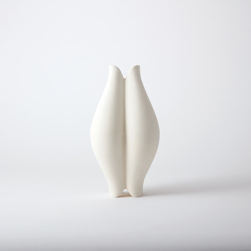 Pond Vase, 14.25" H x 7" W x 8.5" D