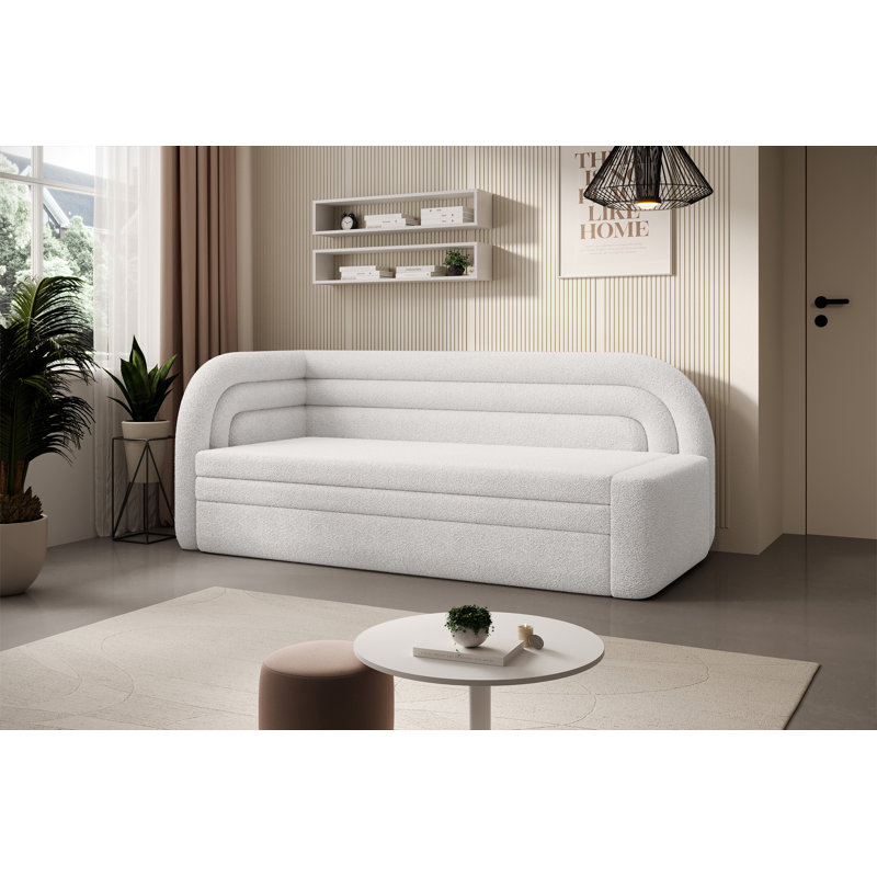 Atty 2 Seater Sofa Bed, White