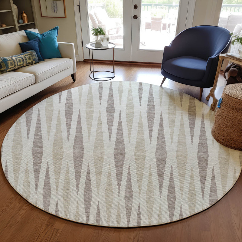 Malek Area Rug, Round 8'
