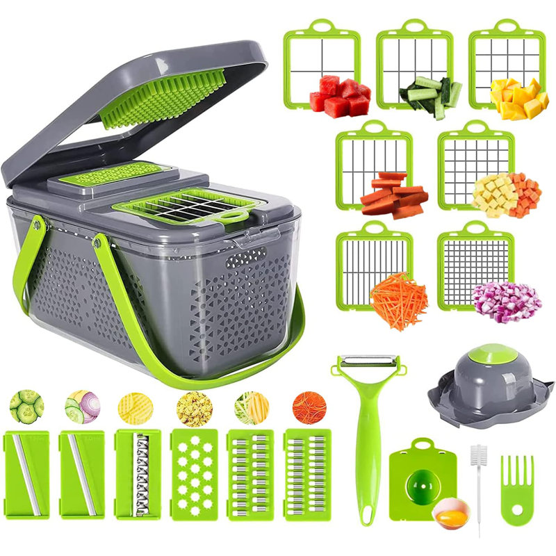 Hachoir à légumes Miibox avec récipient 22-en-1