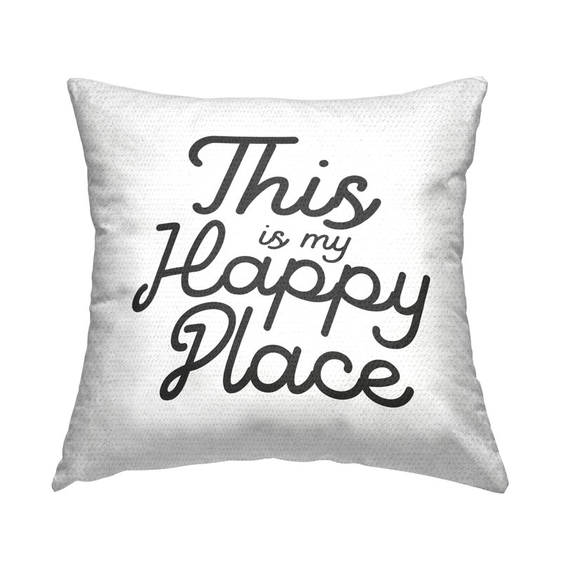 Coussin «Happy Place» par Daphne Polselli