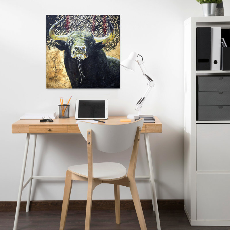 Art contemporain, art contemporain abstrait, H 18 po x l 18 po