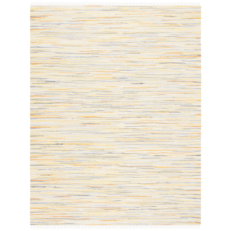Burkett Rug Hand Woven Cotton Abstract Rug