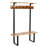 Pomona 48"W 72"H, Acacia Wood, Natural, Hall Tree with Bench, 7 hooks, each with 20 Lbs Capacity