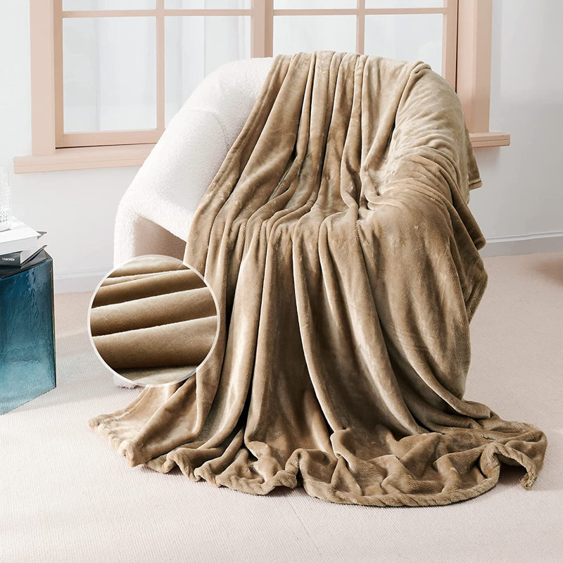 Weighted Throw Blanket, Brown, 1.28