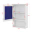 Armoire de rangement murale avec miroir-118158982