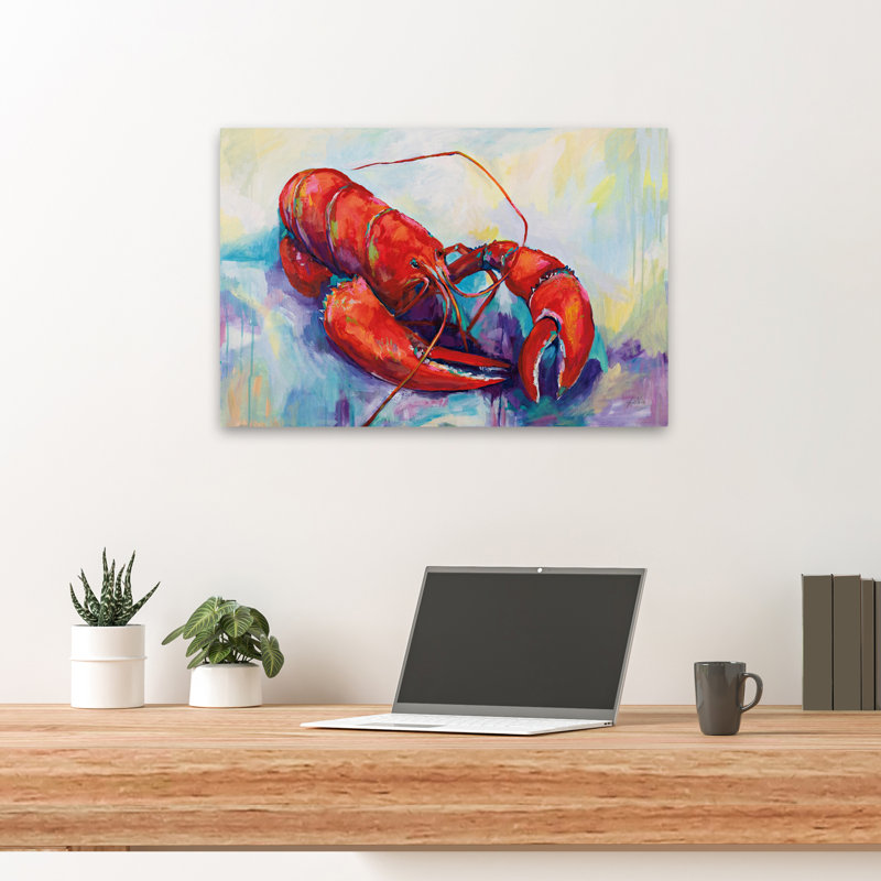 Coastal Lobster, 24" H x 16" W